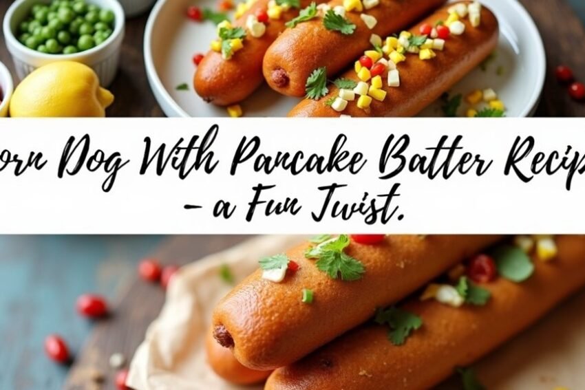 Corn Dog with Pancake Batter Recipe – A Fun Twist
